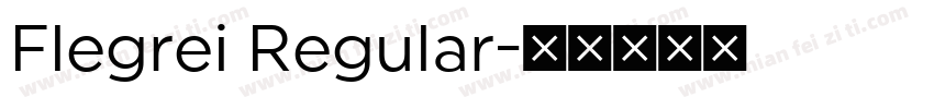 Flegrei Regular字体转换